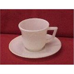 Opaline Glass Demittase ( cup& saucer) #1133885