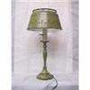 Image 1 : Toleware Green Lamp #1133911