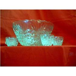 A PUNCH BOWL AND 12 CUPS(ARLINGTON) #1133998