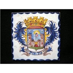 Rare Majolica Tile ?PORTO? #1134067