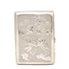 Image 1 : Old Chinese Export Silver Repousse Cigarette #1134162