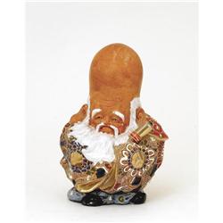 Japanese Kutani Satsuma Moriage Figurine #1134195