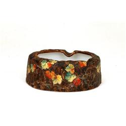 Old Japanese Nippon Bark Tree Moriage Bowl Mk #1134197