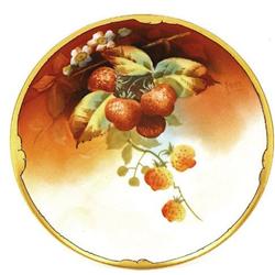 Old Pickard Limoges Berry Plate  #1134213