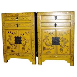 Chinese Qing Dy. Wood Lacquer Cabinet #1134389