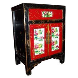  Chinese Qing Dy. Wood Painting Cabinet #1134391