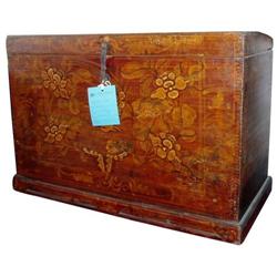 Superb Chinese Qing Dy. Wood Trunk #1134411