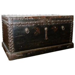 Superb Chinese Qing Dy Wood Trunk #1134413