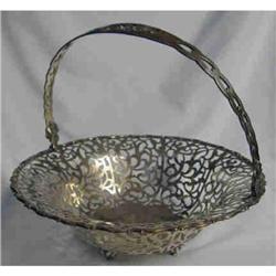 Basket. Pierced for fruit Silver Plate #1134529