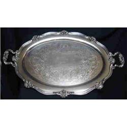 Tray. Silver plate. "Regent" Reed & Barton 1945#1134530