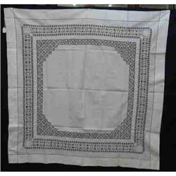 Drawn Thread Work. Victorian tablecloth #1134533