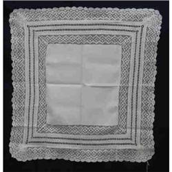 Drawn Threadwork Victorian Tablecloth #1134534