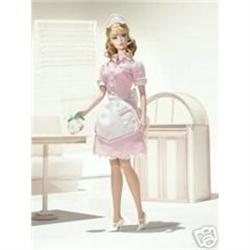 SILSKTONE BARBIE WAITRESS DOLL UNITED STATES #1135028