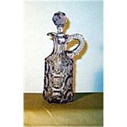 Sunken Bullseye Glass  Cruet w/stopper #1135061