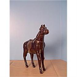 Standing Leather Horse- Head Down #1135066