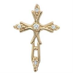 3 carat G VS1 DIAMOND CROSS pendant necklace #1135241