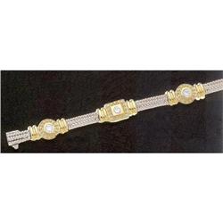 0.75 ct natural diamond BRACELET gold jewelry #1135256