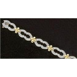 1.70 ct diamond jewelry link BRACELET gold #1135257