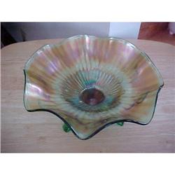 carnival, fluted  edge,8  bowl,footed and #1135569