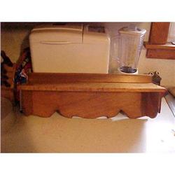 Clock Shelf, Rock Maple, Wood; 21.5" long  #1135693