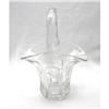 Image 1 : Glass Basket with Etched Design #1150447