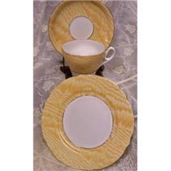 Vintage Shelley Moire Antique Tea Trio  #1150859