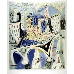 Pablo Picasso Lithograph, Notre Dame #1150864