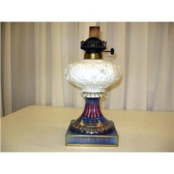 Royal Bonn Capo-di-monte Oil Lamp With Lots Of #1150865