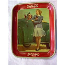 Vintage 1942 Coca-Cola Collectible Tray #1150873