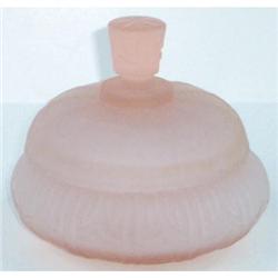 Foreign Panel Pink Satin Depression Glass #1150905