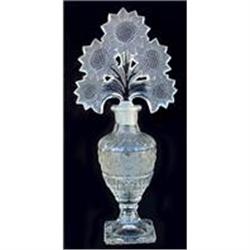 SUNFLOWER VASE Pressed Glass Perfume Bottle #1150960