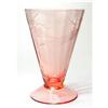Image 1 : Dunbar Pink Depression Glass Wheel Cut Tumblers#1151030