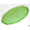 Image 1 : Tiffin Green Satin Glass Dresser Tray #1151092