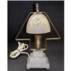 Houzez Art Deco Reverse Painted Boudoir Lamp #1151127