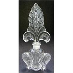 Crystal Fleur De Lis Perfume Bottle #1151128