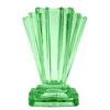 Bagley GRANTHAM Green Art Deco Glass 9in Vase  #1151199