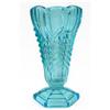 Image 1 : Davidson Turquoise Blue Chevron Vase #1151206