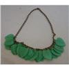 Vintage Necklace, Carved Plastic Thermoset #1151239