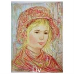 Liv serigraph by Edna Hibel large #1151272