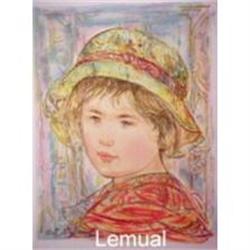 Lemual  serigraph by Edna Hibel large #1151273