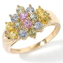 Multi-Color Sapphire Ring #1151282