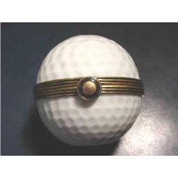 Authentic hand-made Golf Limoges box signed #1151338