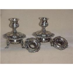 Silver Plate Candle Holders SKU 4409 #1151452