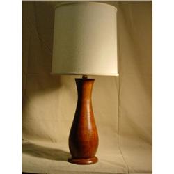 Pair of wood lamps . #1151609