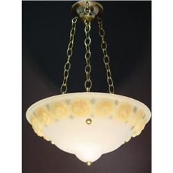 Art  glass chandelier  #1151620