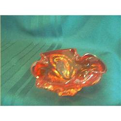 End of Day Glass Bowl Hand-Blown #1151690