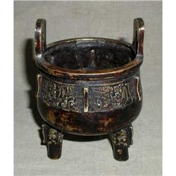 Godd antique Chinese Bronze Incense Burner #1168104