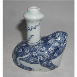 Antique Chinese blue and white frog water #1168112