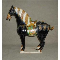 Nice Chinese Tang Style Sancai Standing Horse #1168139