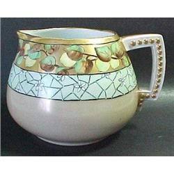 PL French Limoges Hand Painted Signed Jug 1913 #1168421